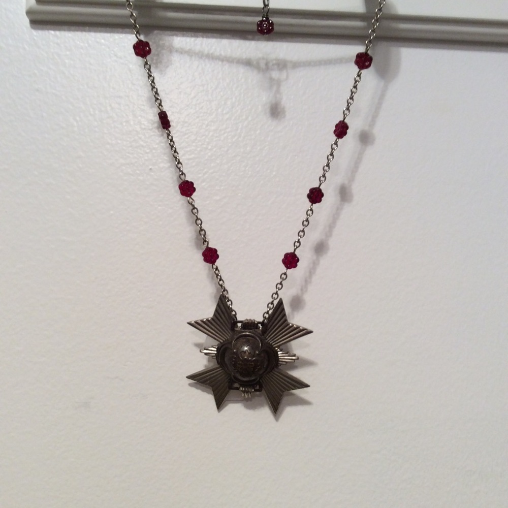 Art Fair Find! Metal Military Style Necklace!